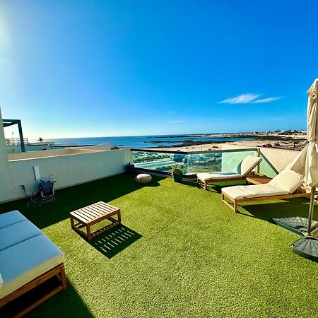 Apartamento Villa Bruno Con Vistas Al Mar, Primera Linea De Playa Cotillo Buitenkant foto